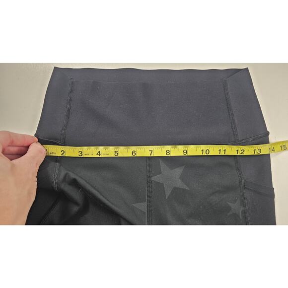 NWOT gap fit S scuplt shaped leggings compression ankle full length stars black - Picture 3 of 9